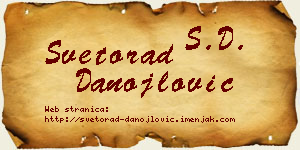 Svetorad Danojlović vizit kartica